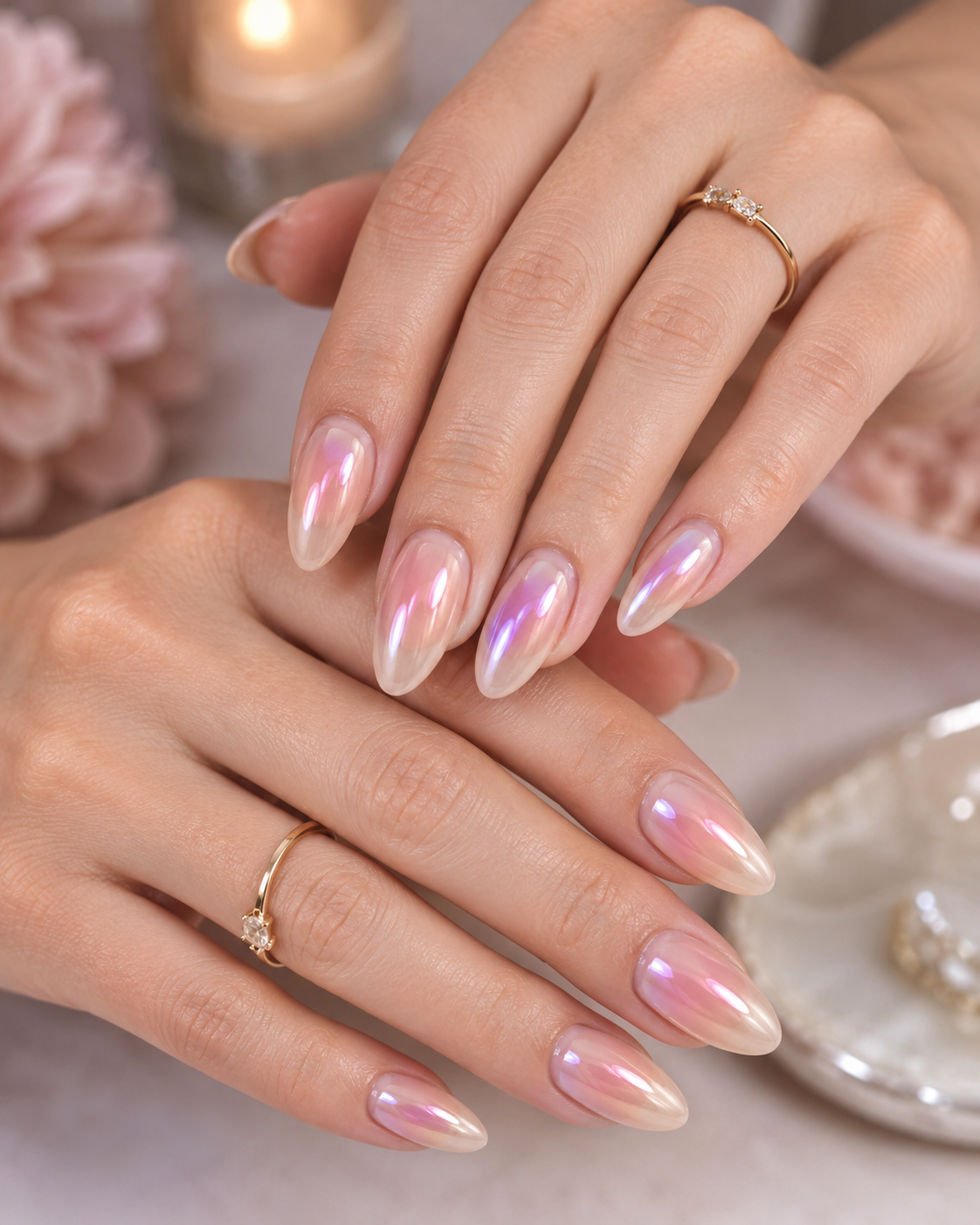 Chrome Aura Nails